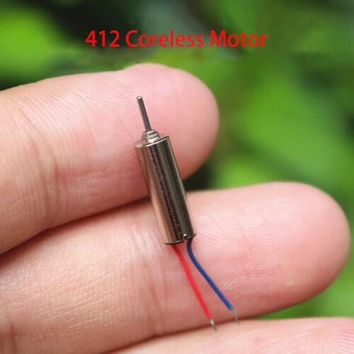 1pcs DC 3.7V Hollow Cup Motor Strong 412 Magnetic Micro Motor Shaft Diameter 0.7mm High Speed Toy Model Motors 72000RPM