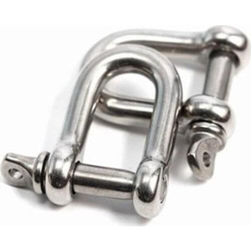 1pc M4-M12 100% A2 Stainless Steel 304 D-type Dee Shackle , High Quality Antirust D Shackle , SUS 304 M4-M12 Dee Shackle
