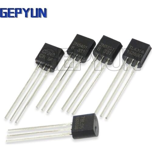 20PCS 2N7000 TO92 TO-92 Small Signal MOSFET 200 mAmps, 60 Volts N-Channel Transistor Gepyun