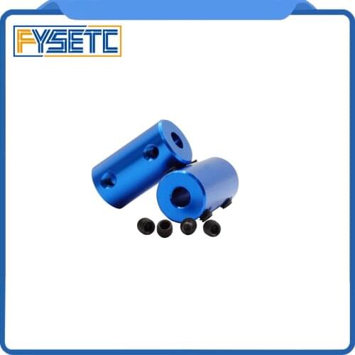 5pcs Blue Shaft Coupler Stepper Motor Coupling 5x5 5x8 For 3D Printer, Car Model, Ship Model, Metal DIY Model ,Impresora 3D Diy