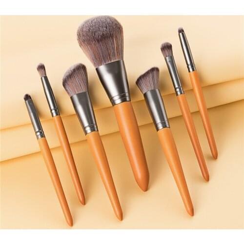 7pcs/set Makeup Brushes Set For Powder Contour Blusher Liquid Cream Eyeshadow Cosmetics Brushes Beauty tools Dropshipping