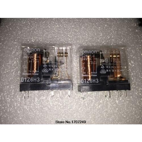 Free shipping 5pieces/lot 100% Original New G2R-1-E G2R-1-E-24V G2R-1-E-24VDC G2R-1-E-DC24V 8PINS 16A 24VDC Power Relay
