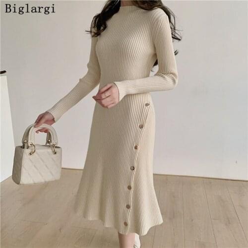 BigLargi Fashionable Knitted Dresses