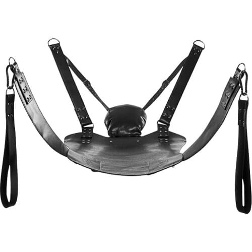 Dual Layers Leather Hammock Swing Chair Sling Bed Pillow Sex Furnitures Bondage Adult Games Sex Toys For Couples