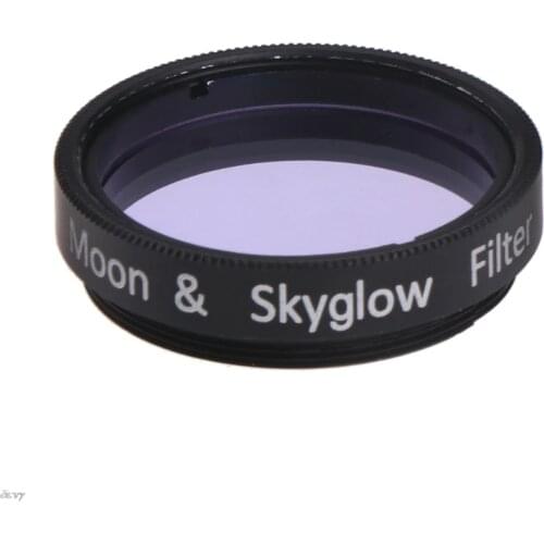 1.25 inch Moon and Skyglow Filter for Astromomic Telescope Eyepiece Ocular Metal Frame Optical Glass 19QB