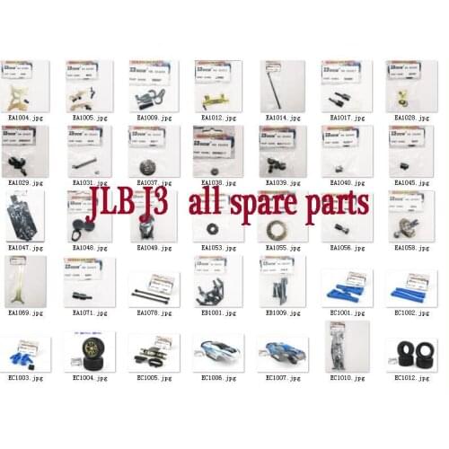 JLB Racing CHEETAH J3 1/10 RC Car spare parts Car shell chassis wheel tire swing arm cup drive shaft shock absorber gear box