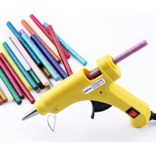 DIY Hot Melt Glue Gun EU Plug Multiple Colors Can Make Handicrafts At Home Handmade Stick Convenient And Simple Best Product