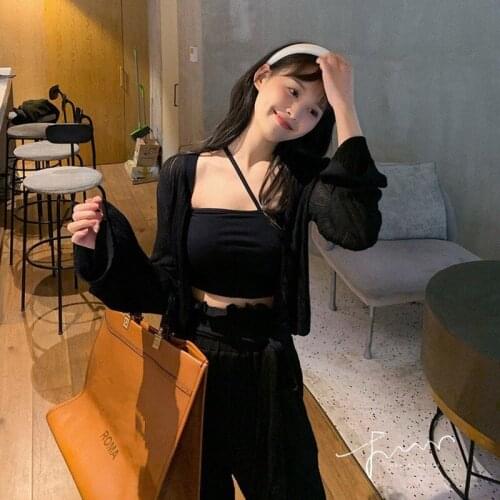 Summer Knitted Jacket Fashion Girl Slim Short Cropped Cardigan Women Short Sleeve V-neck Casual Loose Femme Coat Cardigan 2021