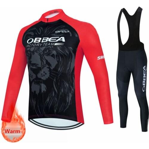 New 2021 Team Winter Thermal Fleece Cycling Jerseys Set MTB Bike Clothes Maillot Ropa Ciclismo Invierno Bicycle Cycling Clothing