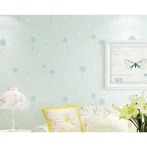Wallpaper for walls 3 d bedroom living room non-woven dandelion wallpaper childrens room wallpaper papier peint Beibehang