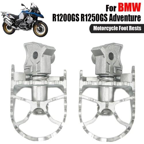 For BMW R1200 GS R1250GS ADV R 1200 1250 GS LC Adventure 2013-2020 Motorcycle Foot Rests Billet Wide FootPegs Foot Pegs Pedal