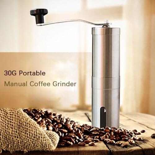 Hand Manual Coffee Portable Grinder Adjustable Ceramic Coffee Bean Mill Stainless Steel Kitchen Mills Tools