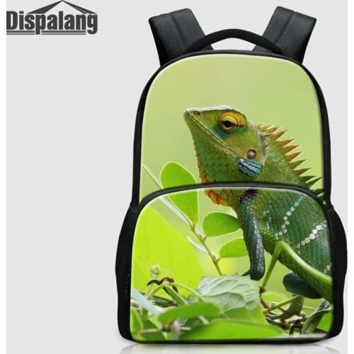 Men Travel Shoulder Laptop Backpack Custom Lizard Animal School Bags College Boy Bagpack 17 Inch Large Canvas Rucksack Knapsack