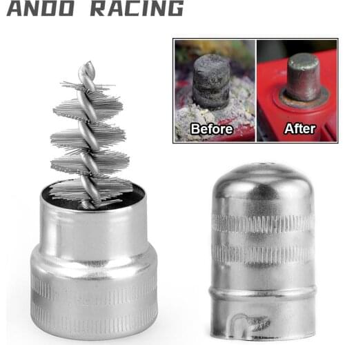 Dirt Corrosion Brushes Hand Tool Car Detailing Brushes Car Wash Cleaning Battery Wire Brush Post Terminal Cable Cleaner