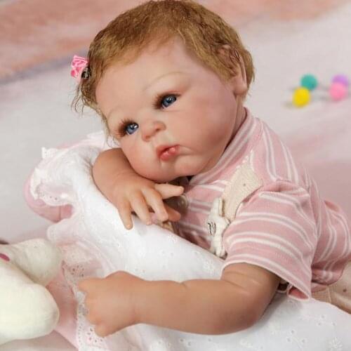 Icradle Boutique silicone reborn baby doll 52cm super real baby newborn dolls alive bebe reborn collection dolls gift