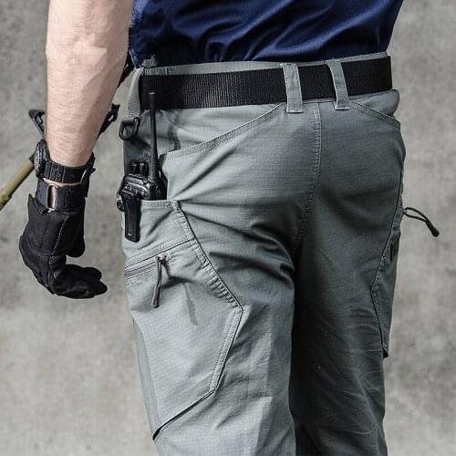Stalker Hiking Pants Men Cotton Outdoor Sports Fishing Hunting Trekking Trousers Waterproof Cargo Army Military Tactical Pants
