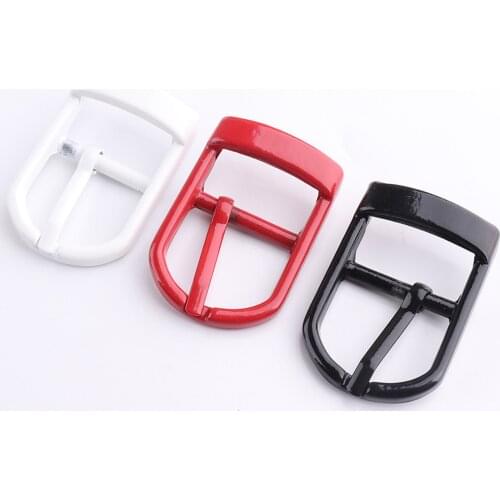 Belt pin buckle bag with adjustable buckle handmade leather belt Hardware Accessories