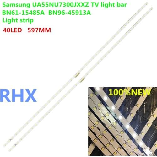10pcs/lot LED Backlight strip for Samusng 55NU7100 UE55NU7300 UE55NU7100 UN55NU7100 AOT_55_NU7300_NU7100 BN96-45913A BN61-15485A