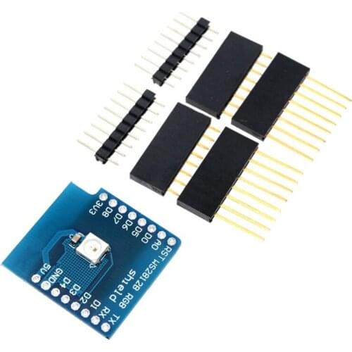 RGB LED Module For D1 mini WS2812 5050 RGB Built-in LED 1 Colorful LED Module For d1 mini ESP8266