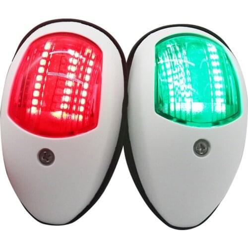 LED Navigation Light Signal Warning Signal Lamp Marine Navigation Port Starboard Lights for Pontoon Skiff Power Boat