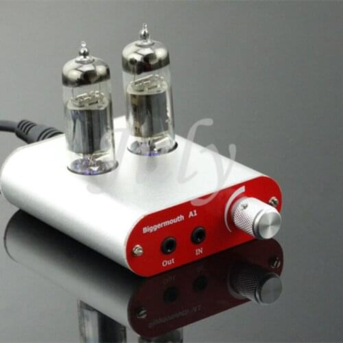 6J5 tube type A bile amplifier, HIFI fever DIY tube decoding, front bile and back stone, frequency response 18Hz-25KHz