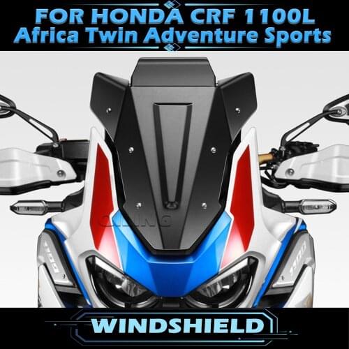 Motorcycle Windscreen For Honda CRF1100L CRF 1100 L Africa Twin Adventure Sports Aluminum Windscreen Wind Shield Deflectore