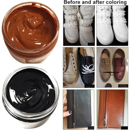 Leather Color Repair Paste Shoe Cream Leather Polishing Coloring Agent Stain Wax E7