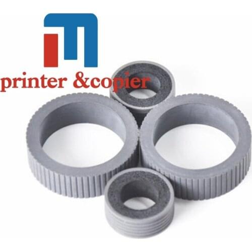 1Set Pickup Feed Roller Tires Only PA03540-0001 PA03540-0002 for Fujitsu Fi- 6125 6130 6130Z 6140 6225 6230 6240 IX500