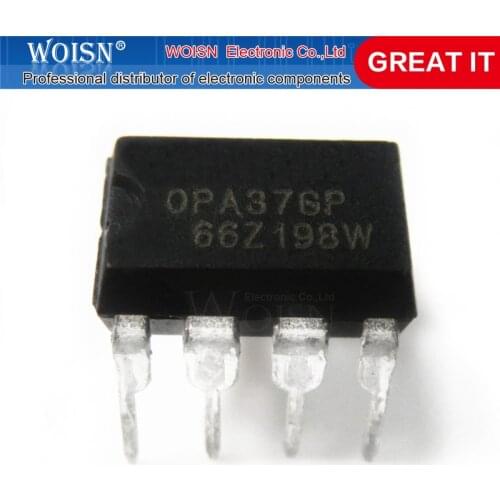 1pcs/lot OPA37GP OPA37 DIP-8 Ultra-Low Noise Precision Operational Amplifiers In Stock