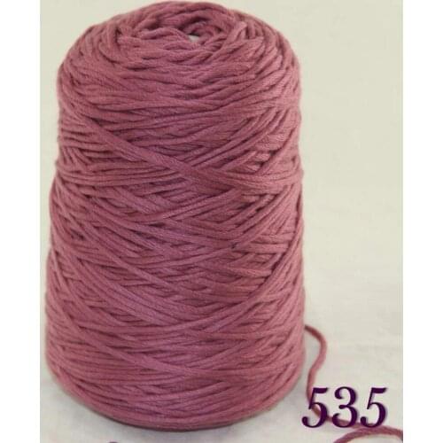 1X400g soft sell high quality 100% cotton hand-woven yarn Ruby Heather cone 422-535