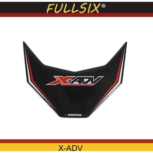 3D motorcycle front bumper protector venting patch carbon fiber sticker for HONDA XADV x adv 750 x-adv X-ADV 750