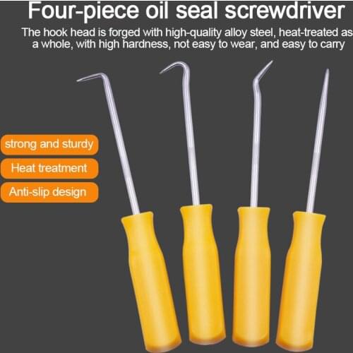 4PCS/Set Durable Car Remover Tool Set Auto Car Pick and Hook Set O Ring Oil Seal Gasket Puller Remover Craft Hand Mechanic Tools