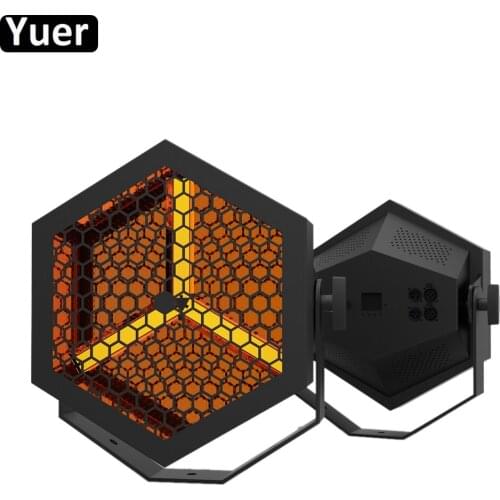 4Pcs/Lot 3x60W RGB 48*0.5W LED Super Retro Flash Light DMX512 Sound DJ Disco Light Wedding Party Club Stage Strobe Lights