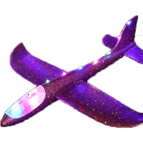 48cm Big Hand Throw Airplane Flying Foam Glider Plane Inertia Aircraft Toy Hand Launch Mini Airplane Outdoor Toys for Children