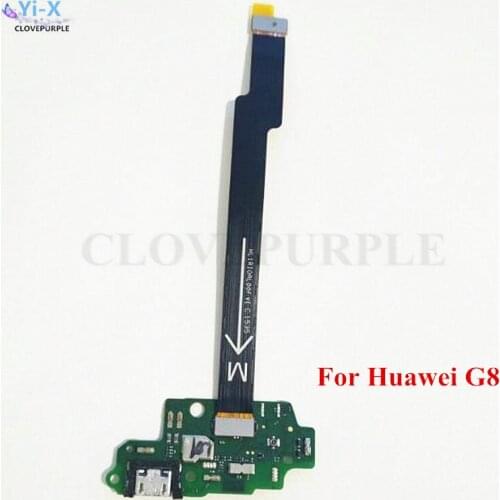 5PCS/Lot Dock Connector USB Charging Port Flex Cable + Motherboard Main Board Connector Flex Cable for Huawei G8 Repair Parts