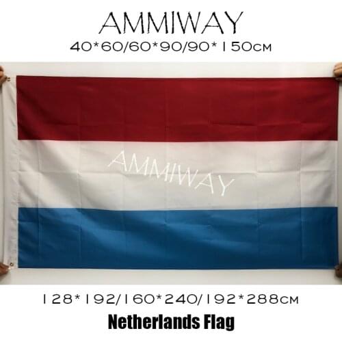 AMMIWAY Netherlands Dutch Statenvlag Flags and Banners Luxembourg Statenvlag Large Polyester Printing Flags