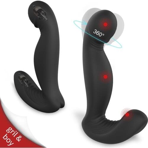 Men Anal Plug Anal Vibrator Powerful Prostate Stimulator Butt plug Vibrating Prostate Massager Sex Toys for Adults Women