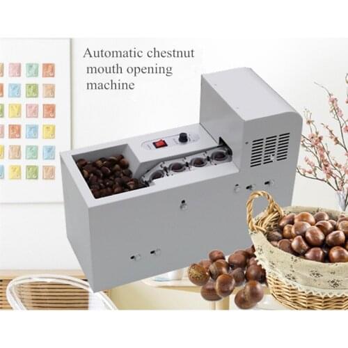 Automatic chestnut cutter opener commercial chinese chestnut incision opening machine electric chestnut cutting equipment