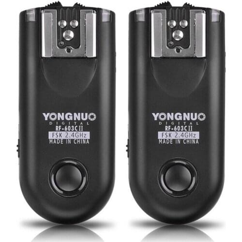 YONGNUO RF-603 II C1 Radio Wireless Remote Flash Trigger for Canon 1100D 1000D 600D 700D 650D 100D 550D 500D 450D 400D 350D 300D