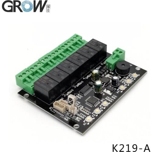 GROW K219-A Programmable Fingerprint Infrared Remote Controller Control Board Control Multichannel Relay Time Control Switch