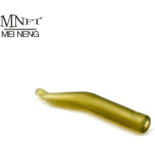 MNFT 48Pcs Hook Line Aligner Elbow Type Aggressive Rigs Making Sleeves Tubes Hair Chod Soft Anti Tangle Fishing Tackle