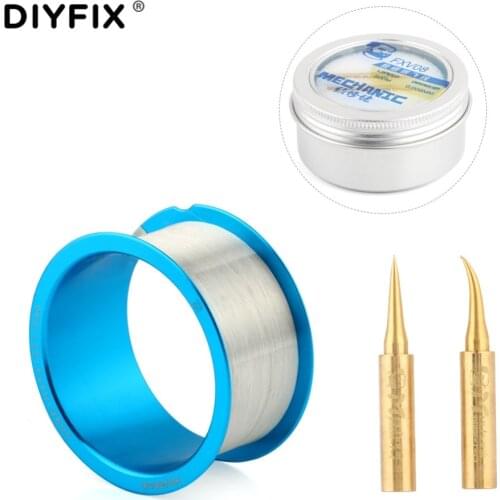Fine Silver Flying Wire Soldering Iron Tips 0.008mm 500M Flying Line CPU Solder Joint for iPhone Fingerprint Line Maintenance