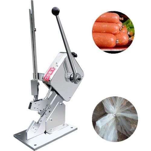 Single Buckle Fruit Net Bag Sealing Machine/Potato Mesh Bag Clipping Machine with U-Type Buckle for Supermarket