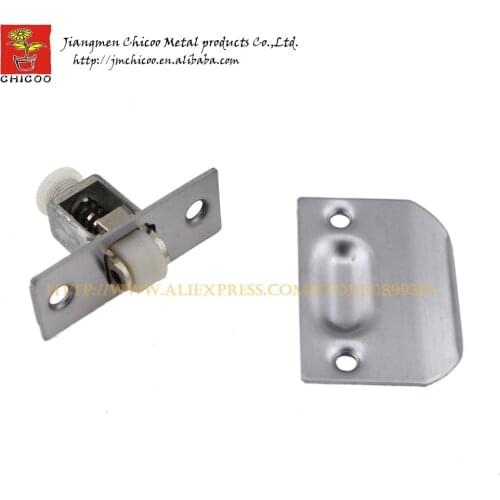 Wholesale 10Pieces Stainless steel + zinc alloy +plastic door ball catch,closet door ball catch,catches cabinet