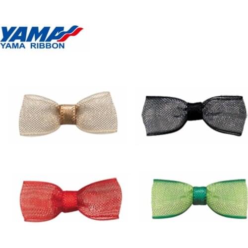 YAMA Pinched Bowtie Ribbons Width 23mm±3mm 200pcs/bag Organza Ribbon Hair Clips Applique DIY Craft Bow Tie Wedding Decoration