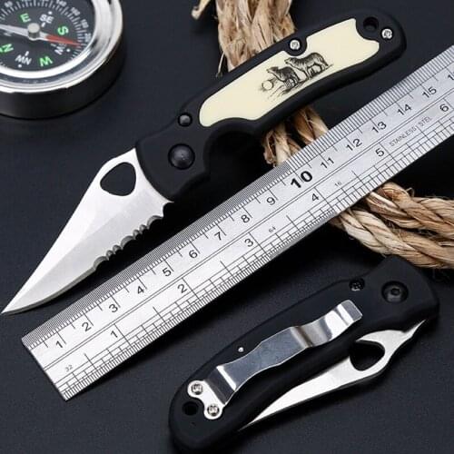 57HRC High Hardness Folding Knife Tactical Survival Multifunction Knife Outdoor Pocket Pocket Knifes