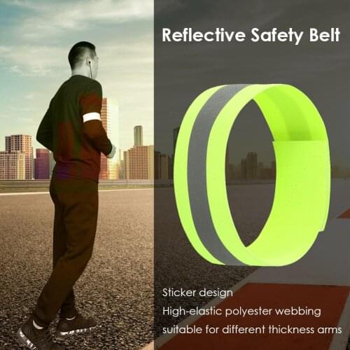 Night Running Reflective Safety Belt Outdoor Sports Jogging Arm Strap Armband Biking Portable Dustproof Cycling Part
