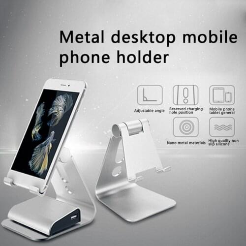 Rotating Desktop Holder Stand Secure for Samsung Xiaomi Flexible Universal Aluminium Phone Holder for IPhone IPad Support Table