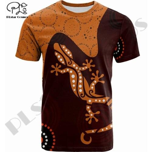 PLstar Cosmos Summer Newfashion Tribal Aboriginal Tattoo Unique Art T-Shirt Men/Women Casual Short Sleeve O-Neck Tee Tops Style1