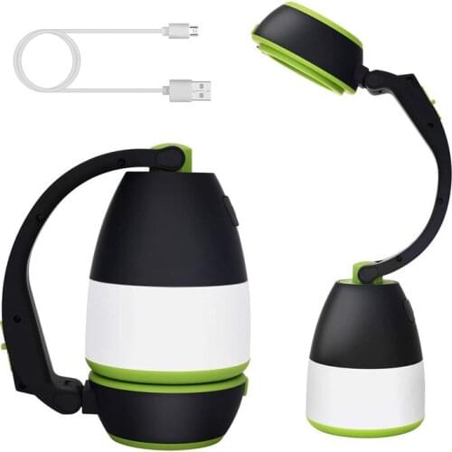 4in1LED emergency camping tent reading lamp USB rechargeable lantern multifunctional desk lamp